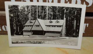 Rppc Postcard,  Mt St Helens Lodge,  Spirit Lake Washington,  Christian W - 764