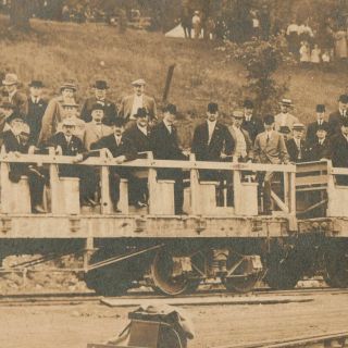 RPPC of Bryan vs McKinley 1896 Presidential Stumping Campaign Passenger Train 3