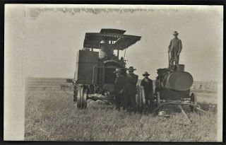 Rppc Large Huber Steam Engine Tractor In The Field Farming Related
