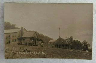 1915 Camp Eagle Point For Girls Stinson Lake Rumney Nh Real Photo Postcard