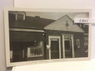 1953 Norvelt Pa.  Post Office,  Dentist Office Rare Kodak Real Photo Rppc Postcard