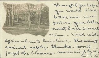 Summit,  Nj Jersey 1902 Rppc Postcard Kent Place Girls School