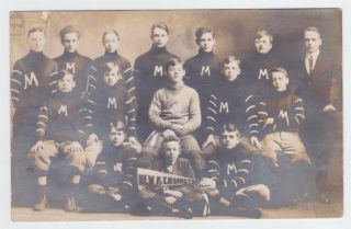 Kensington Pa High School Football Team Circa 1919