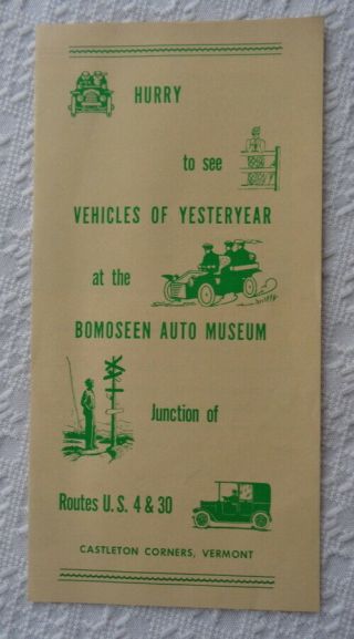Vehicles Yesteryear Bomoseen Auto Museum Castleton Corners Vermont Vintage Cars