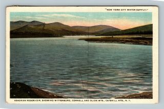 Catskill Mts. ,  Scenic View Ashokan Reservoir Vintage York C1920 Postcard