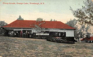 Orange Lake,  Newburgh,  Orange County,  Ny,  Penny Arcade 1909
