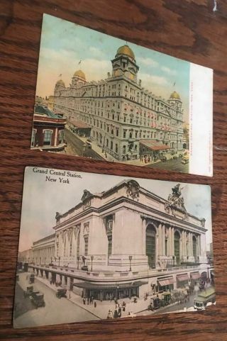 2 Grand Central Terminal Station,  York City Early Postcards