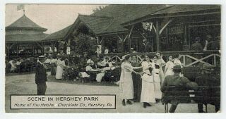 Vintage 1910 Rppc Postcard Hershey Park Chocolate Company Pa.  Women Dancing