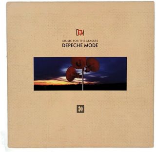 Rare Depeche Mode Music For The Masses Lp Electronic Synth - Pop 1987