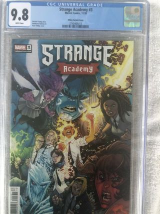 Strange Academy 3 (2020 Marvel Comics) Ryan Ottley 1:25 Variant Cgc 9.  8