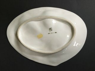 Union Porcelain U.  P.  W.  Oyster Plate 1881 2