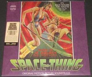 Space Thing Soundtrack Usa Lp,  Dvd Something Weird Silver Vinyl Insert