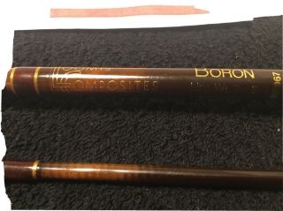 Vintage Lc Loomis Composites Boron Bf967 Fly Rod 7/8 Wt.  9ft 7in.  2 Piece