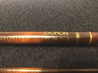 Vintage LC Loomis Composites BORON BF967 FLY ROD 7/8 Wt.  9ft 7in.  2 Piece 3