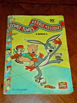 Looney Tunes Merrie Melodies 12 (1942) Vg - (3.  5) Cond.  Bugs Bunny Porky Pig