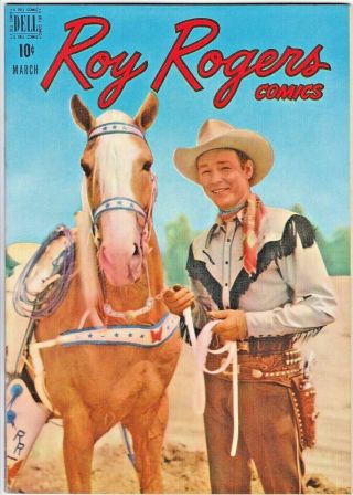 Roy Rogers Comics 15 - Dale Evans - Trigger - Bullet - Photo Cover
