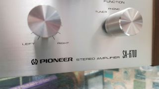 Pioneer SA - 6700 Amplifier - 9/10 Vintage Classic,  Serviced 2