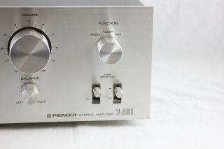 Vintage Pioneer SA - 6500 II Stereo Amplifier Silver 4
