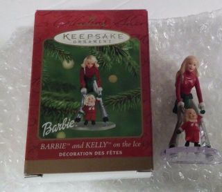 Hallmark Keepsake Ornament Barbie And Kelly On The Ice