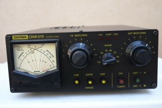 Vintage Daiwa Cnw - 518 Ham Radio Antenna Tuner