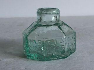 Antique American Glass Aqua Harrison 