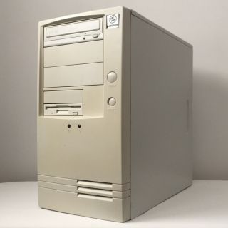 Vintage Windows 98 Desktop Pc (slot 1,  Voodoo 3,  Awe64)