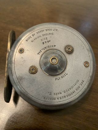 Hardy Brothers Vintage Uniqua 2 5/8” Fly Fishing Reel - Spitfire? 1930’s