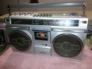 Sanyo M9935k Am/fm/sw Shortwave Jambox/boombox Vintage 1983.  Rebuilt.