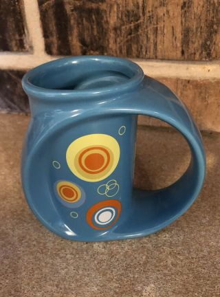 Solar Aqua (Miam - Miam) Blue Modern Art Mug 2