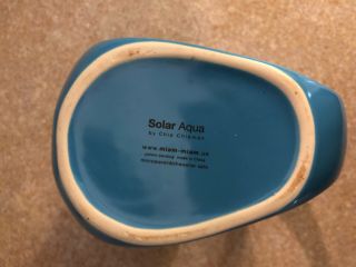 Solar Aqua (Miam - Miam) Blue Modern Art Mug 3