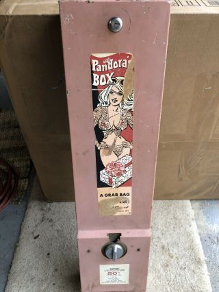 Vintage Condom Vending Machine Dispenser