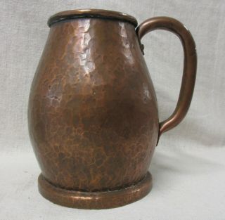 Stickley Brothers Hammered Copper Mug Number 25