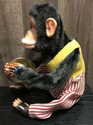 Vintage DASHIN 1960’s Musical Jolly Chimp Toy Story Creepy Monkey w/Box 6