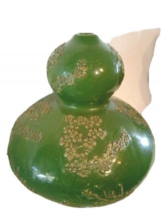 Chinese Garden Green Vintage/contemporary Porcelain Pottery Planter Flower Pot