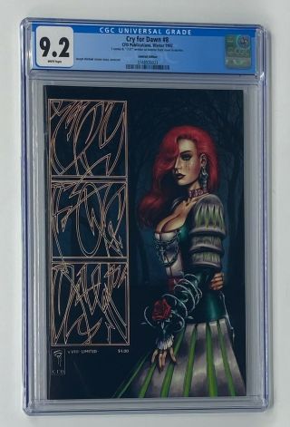 Cry For Dawn 8 Cfd Publications 1992 Cgc 9.  2 Limited Edition