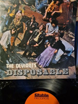 The Deviants - Disposable Stable 1968 Lp Vinyl Record Gatefold Vg/vg