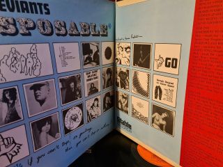 THE DEVIANTS - DISPOSABLE Stable 1968 LP VINYL record GATEFOLD VG/VG 3