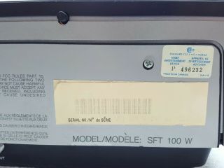 Vintage RCA SelectaVision CED VideoDisc Player Model SFT 100 W - 6