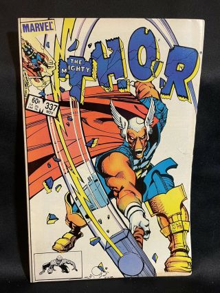 The Mighty Thor 337 (marvel,  1983).  First Appearance Of Beta Ray Bill