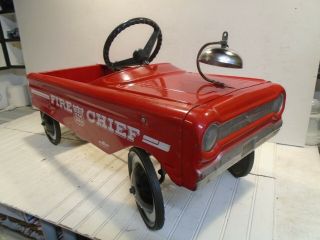 Amf Fire Chief Pedal Car No.  503 - Vintage 1960s