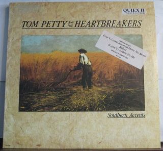 Tom Petty & Heartbreakers " Southern Accents " U.  S.  Mca 5486 Promo Quiex Ii 12 " Lp