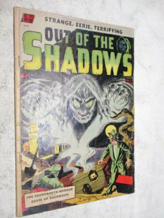 Out Of The Shadows 5 July 1952 Pre - Code Horror Rare