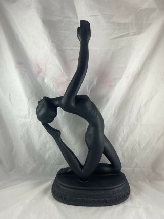Vintage Art Deco Style Nude Naked Lady Lamp (sculpture Only) 22” In Tall 9.  5 Lb