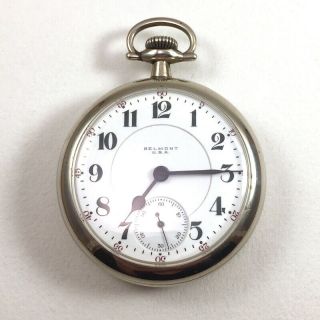 Vintage Belmont Railroad Pocket Watch | 21 Jewels