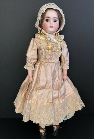 Antique German 24” Simon Halbig Dainty Dorothy 1080 Bisque Head Doll 2