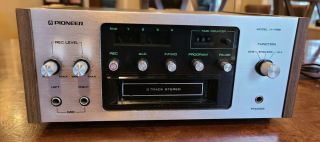 Pioneer H - R99 8 Track Tape Player Recorder - Great - Hr99 99 Eight Vintage