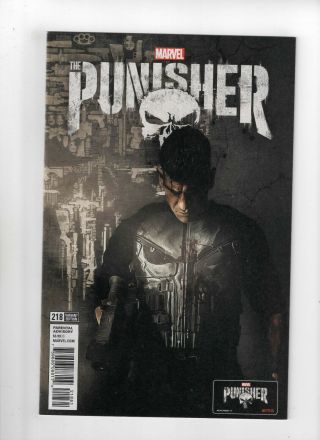 Punisher 218 Marvel Netflix Tv Photo Variant War Machine Jon Bernthal Vf/nm