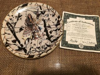 " Seeing The Unseen " Silent Journey Bradford Exchange Collectors Plate 849a