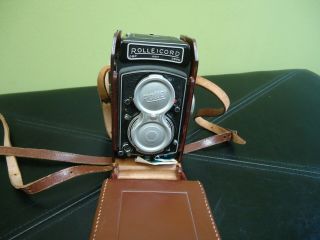 Vintage Rolleicord Camera DBP DBGM Germany Franke & Heidecke Braunschweig 2