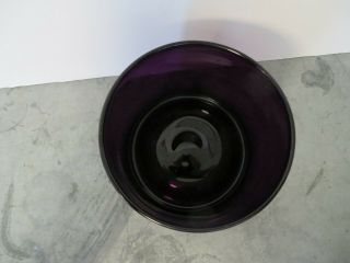 AMETHYST BLOWN GLASS,  Finger Bowl,  19TH CENTURY,  British,  VG 3